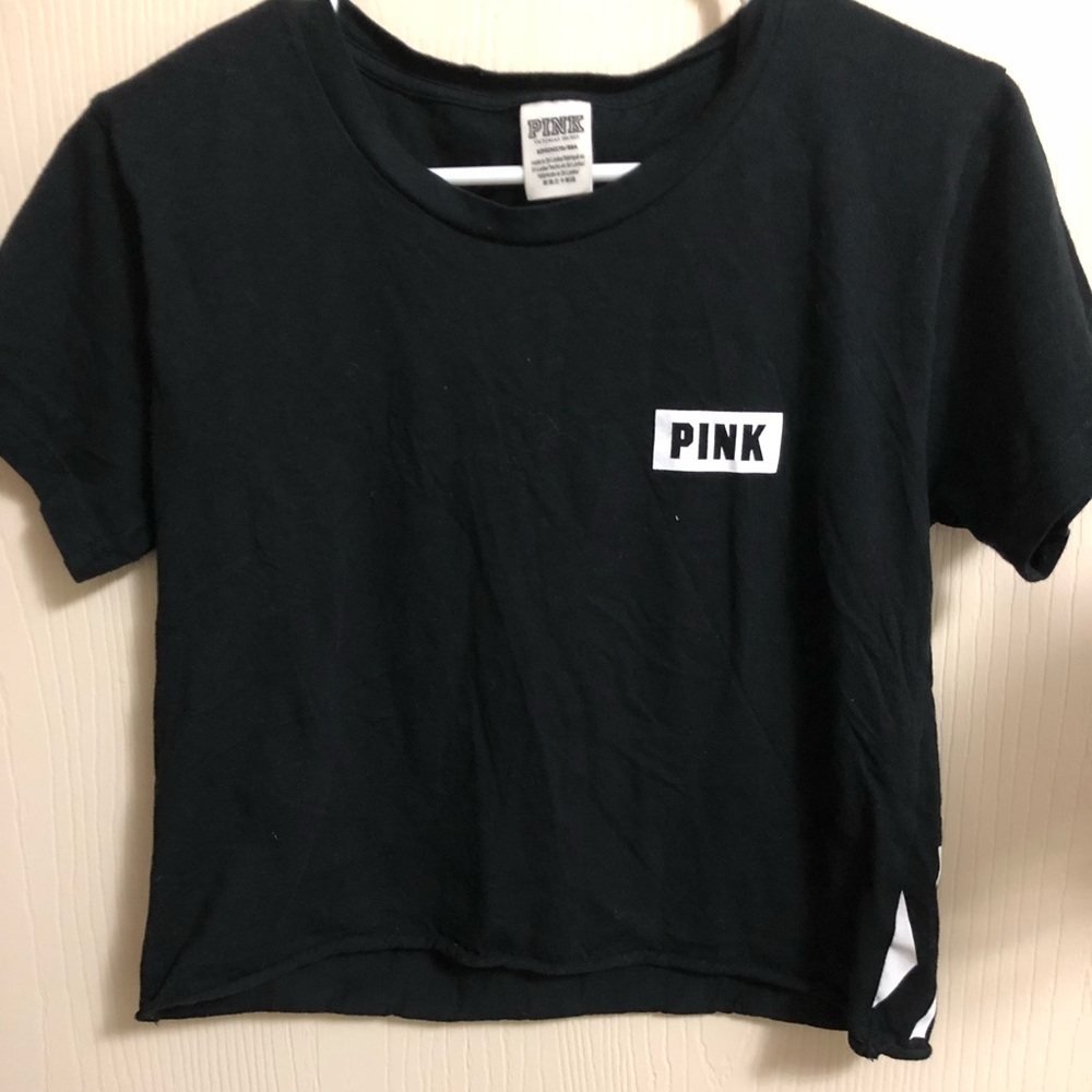 Pink crop top size small